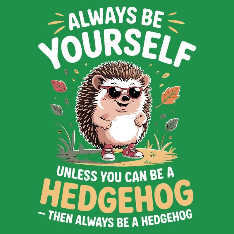 Sei immer du selbst, es sei denn, du kannst ein Igel sein.