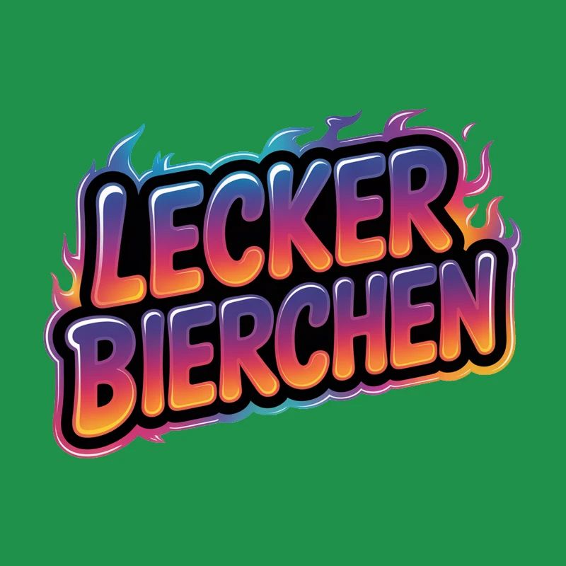 Lecker Bierchen - T-shirt drôle d’alcool