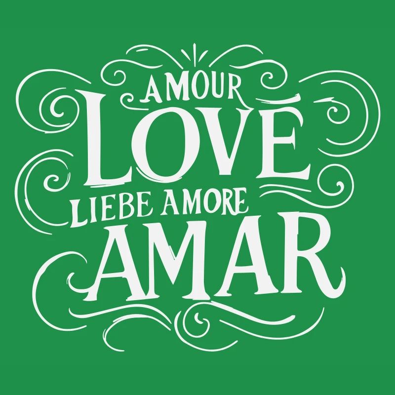 Universal Love - Romantic Ornate White