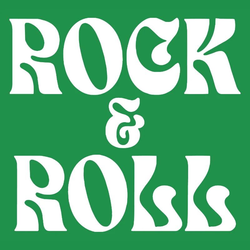 Typographie rétro du rock & roll