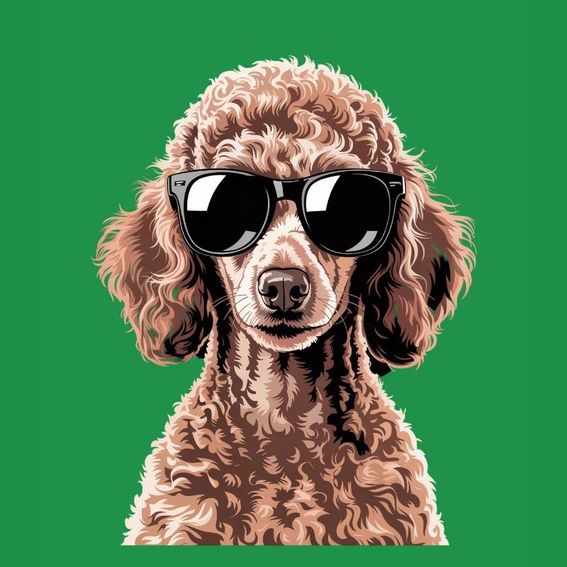 Caniche brun