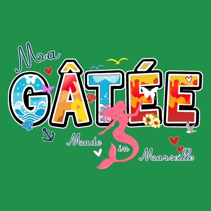 Ma Gatée, Expression marseillaise, valentines gift