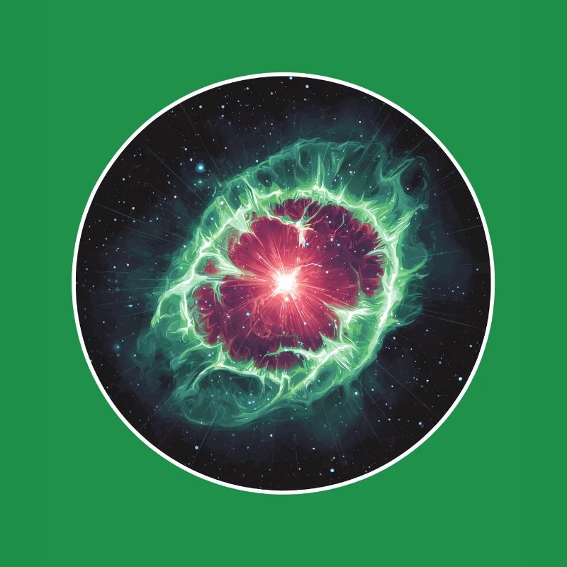 Coquille de nébuleuse planétaire spatiale en astronomie