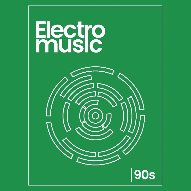 Electro Maze Techno Tee des années 90