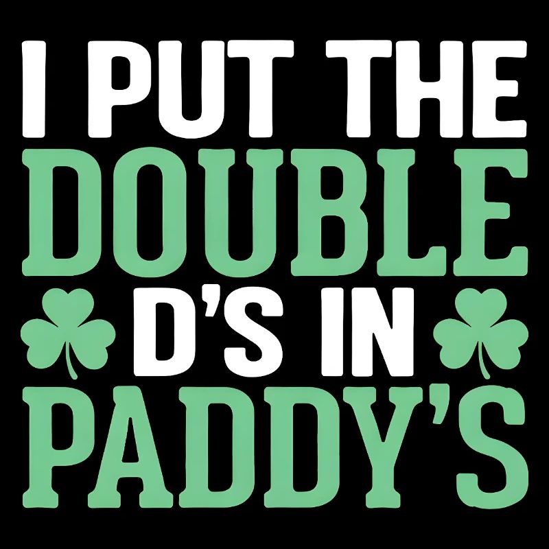 I Put the Double D's in Paddy's St Patrick's