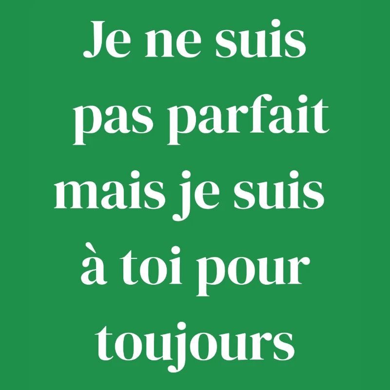 Amour éternel malgré les défauts