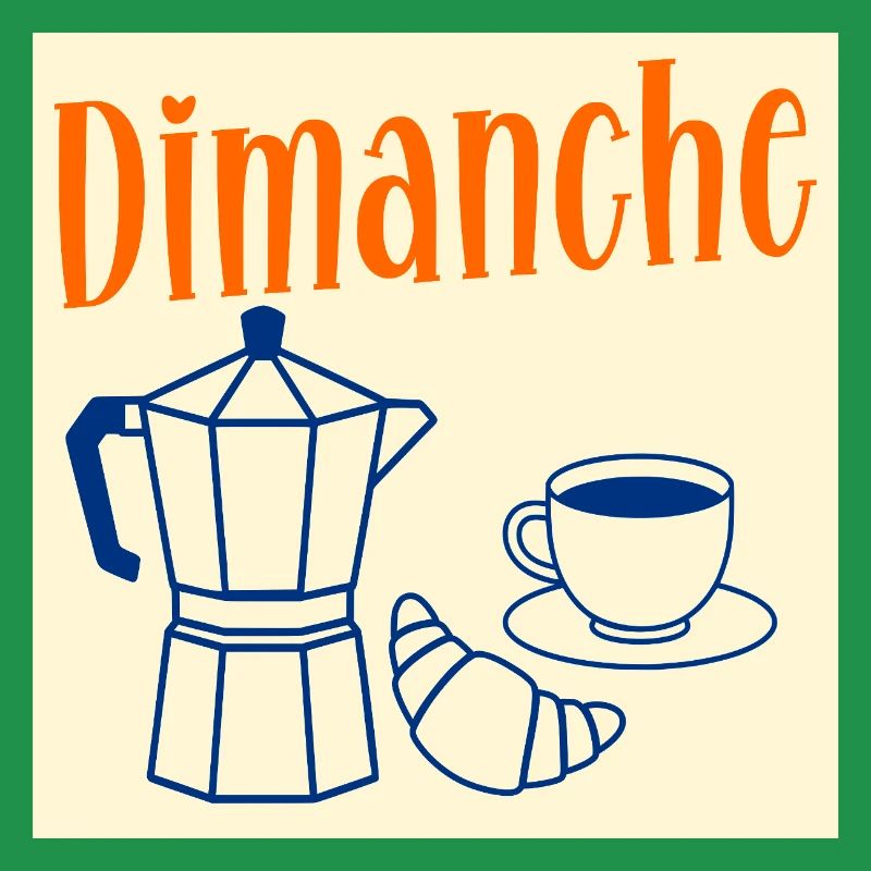 Dimanche Café Croissant
