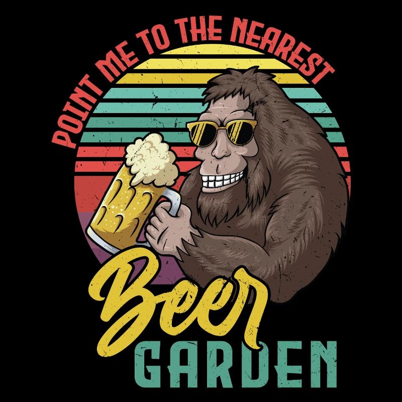 Jardin à bière Sasquatch Rétro