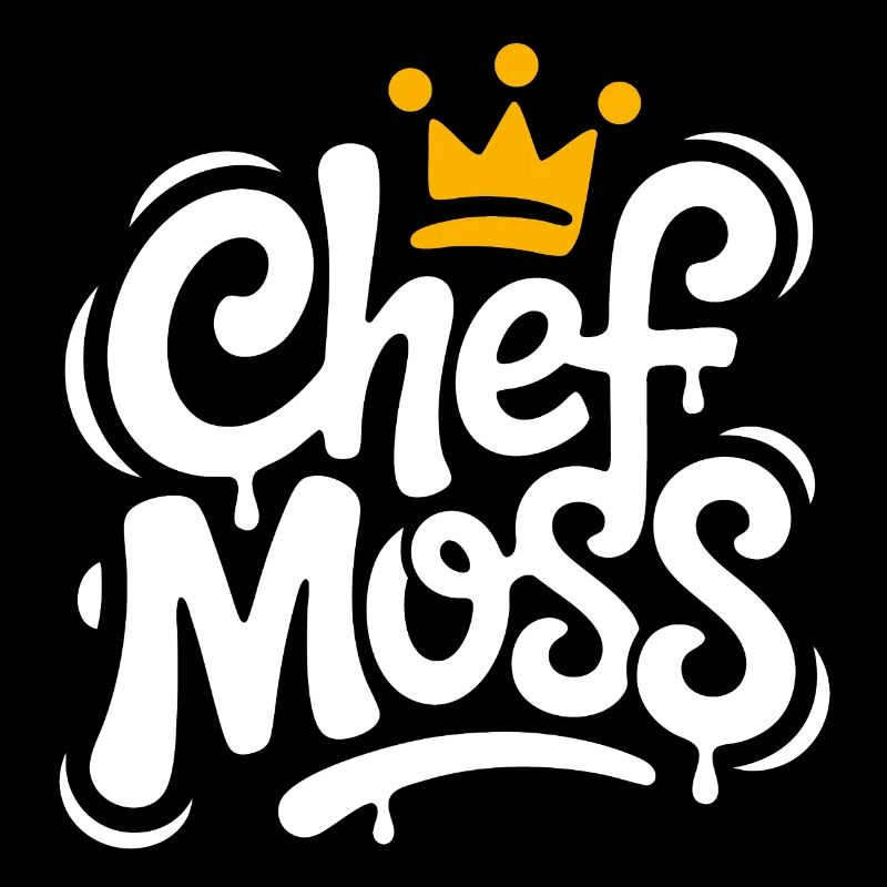 Chefmoss mit Krone – Cooles Chefin Design