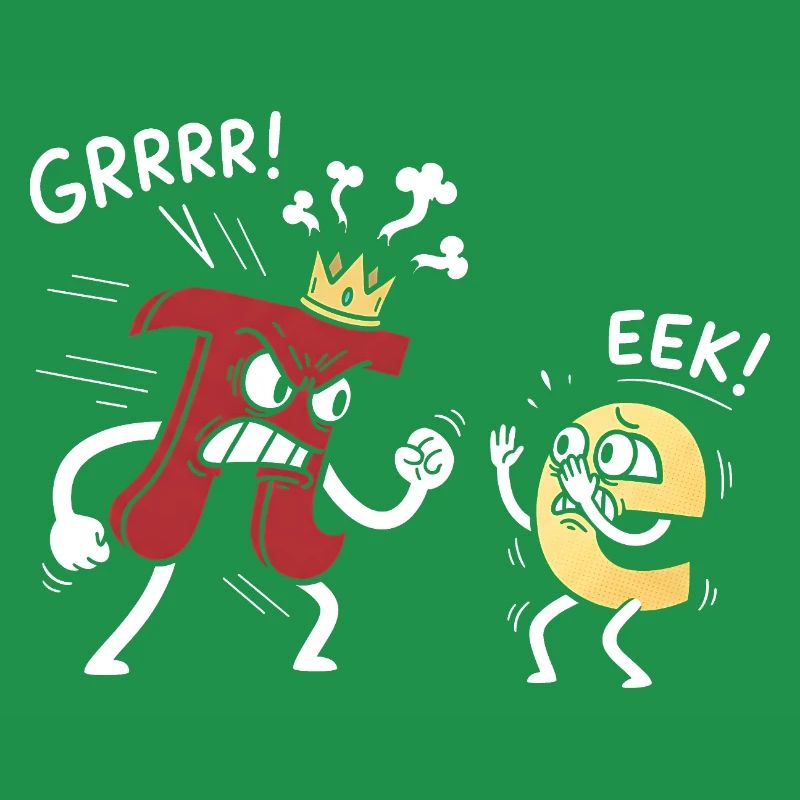 Mathematics Constants Pi Threatened e Comic