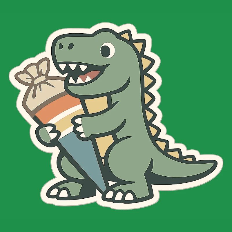 Dino Einschulung Personalisierbar Name Schule