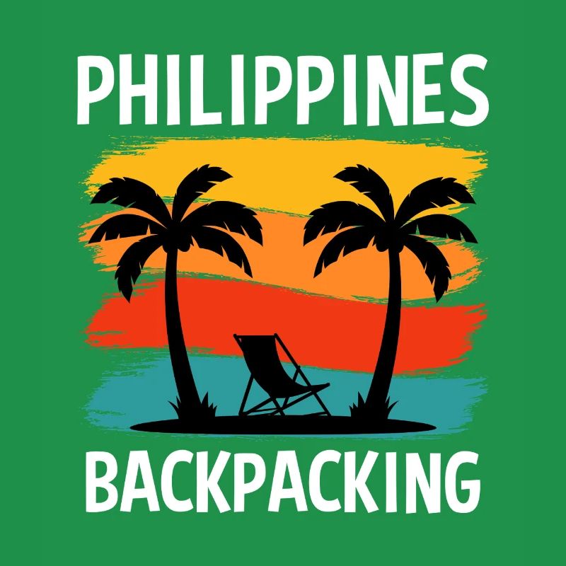 Philippines Backpacking Sunset Design