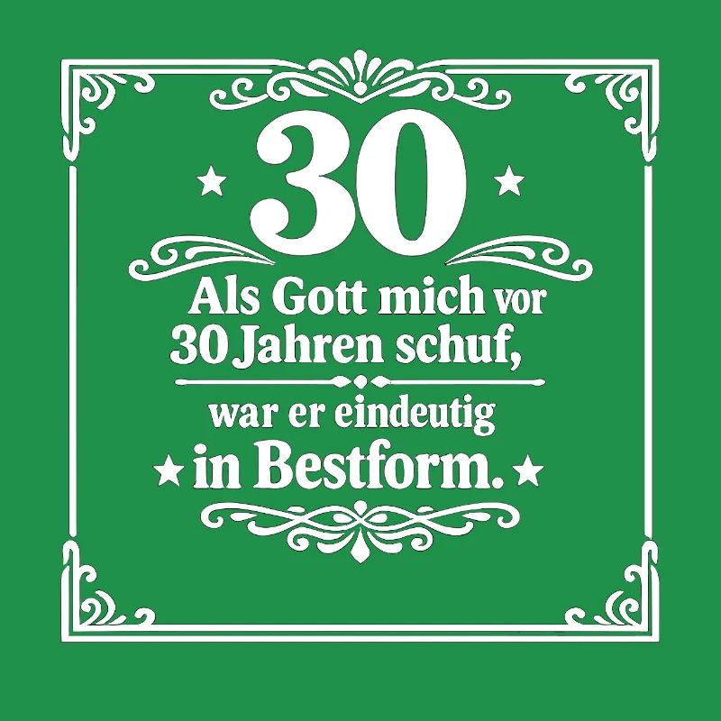 Bestform mit 30 Jahren
