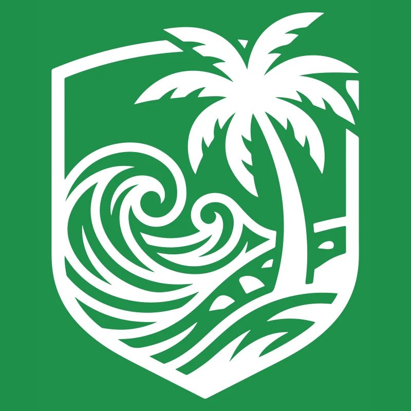 Palm Trees Beach Ocean