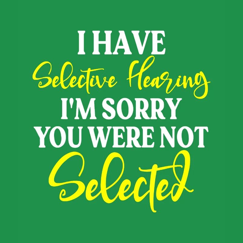 Audition sélective non sélectionnée