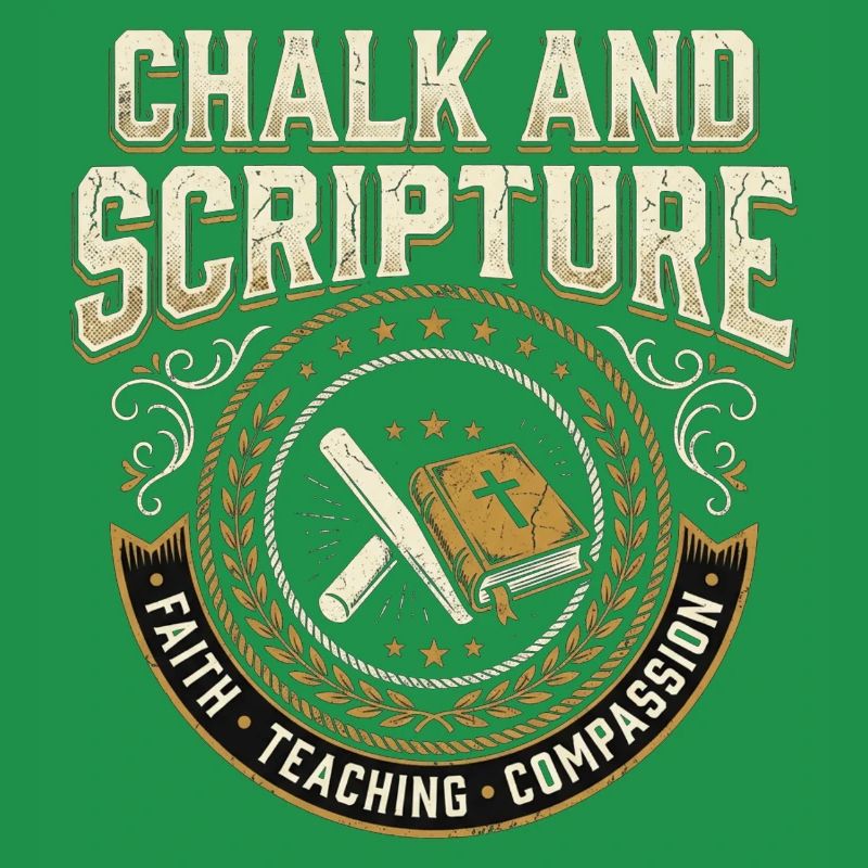 Chalk and Scripture Christlicher Lehrer Jesus