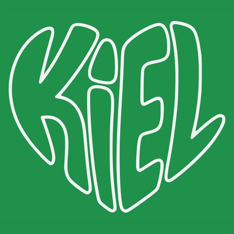 Kiel Outline Heart Typo