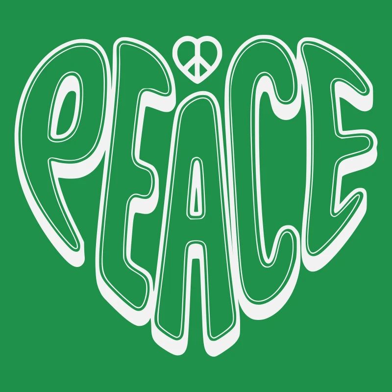 Peace Graffiti mit Peacezeichen 