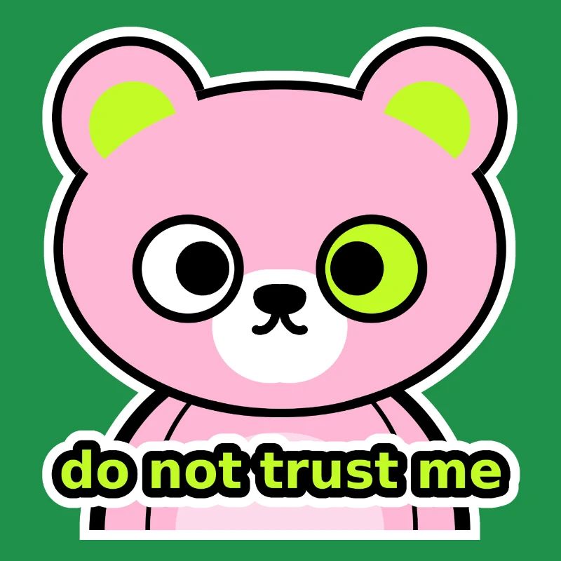 Neon Rebel Bär – Do Not Trust Me