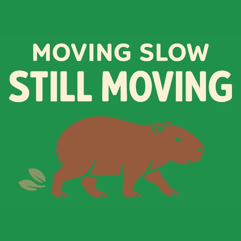 Cute Capybara Stress Reliever, No Stress,