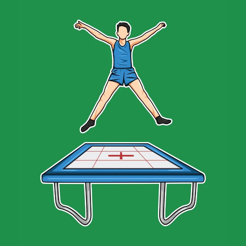 Funny Trampoline Kid