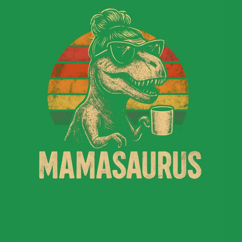 Mamasaurus Mama Mutter Geschenkidee Humor Lustig