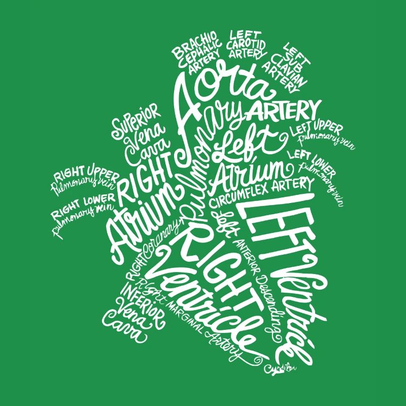 Leaf Word Art Typography