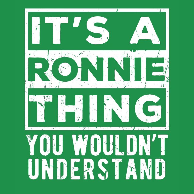 C’est une affaire de Ronnie que tu ne comprendrais pas