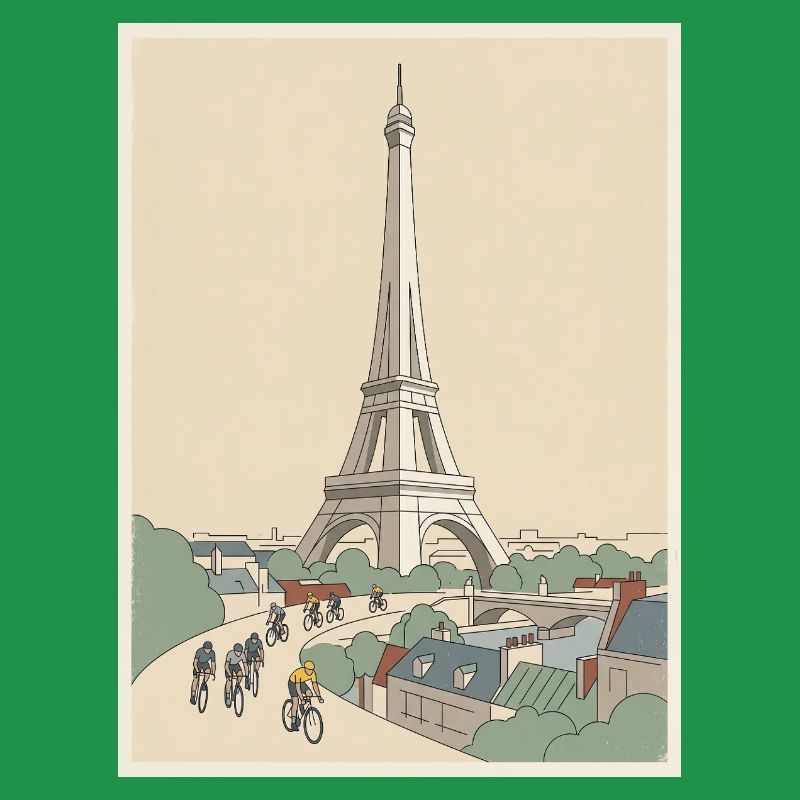 Paris Ride – Radfahrer-Erinnerung