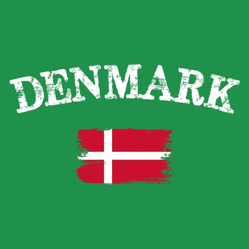 Drapeau brossé du Danemark
