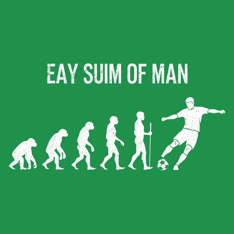 Soccer Evolution - Retro Soccer Player Design