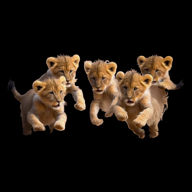 Les chatons sont de bonne humeur