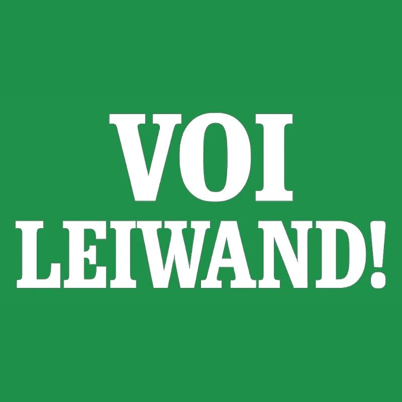Voi Leiwand! Kontrast Textdesign