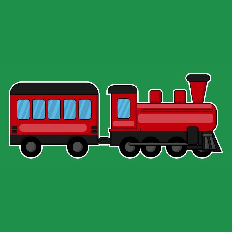 Eisenbahn, Zug, Dampflok