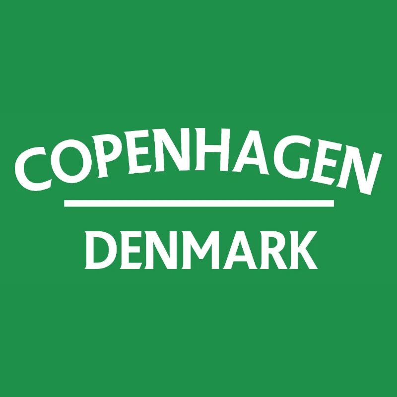 Copenhague – Danemark Textdesign