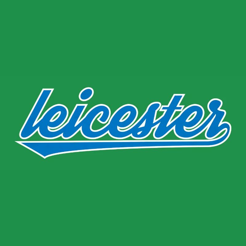 Leicester Blau Script Design