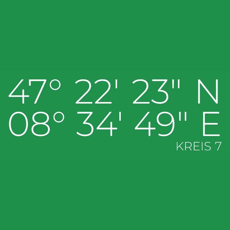 Coordinates District 7 Zurich