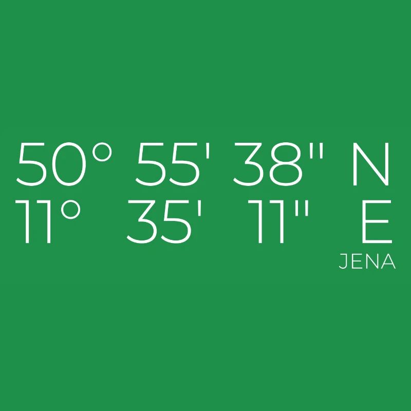 Coordinates Jena, Thuringia