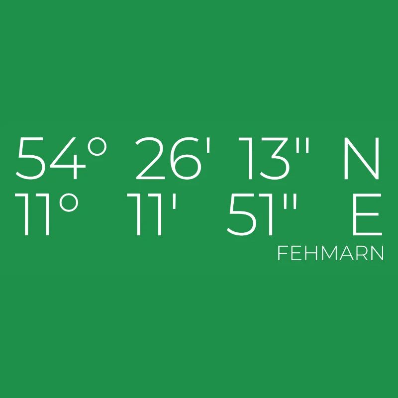 Coordinates Fehmarn