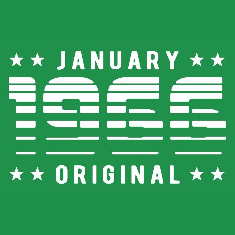 January 1966 Original Retrodesign | Birthday
