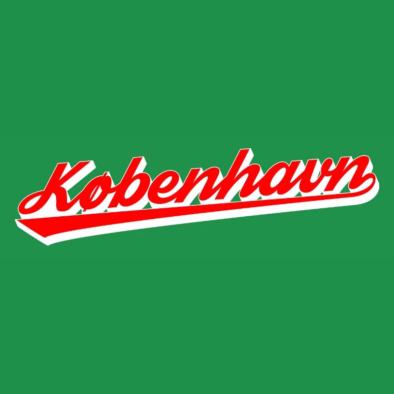 København Script Retro Logo
