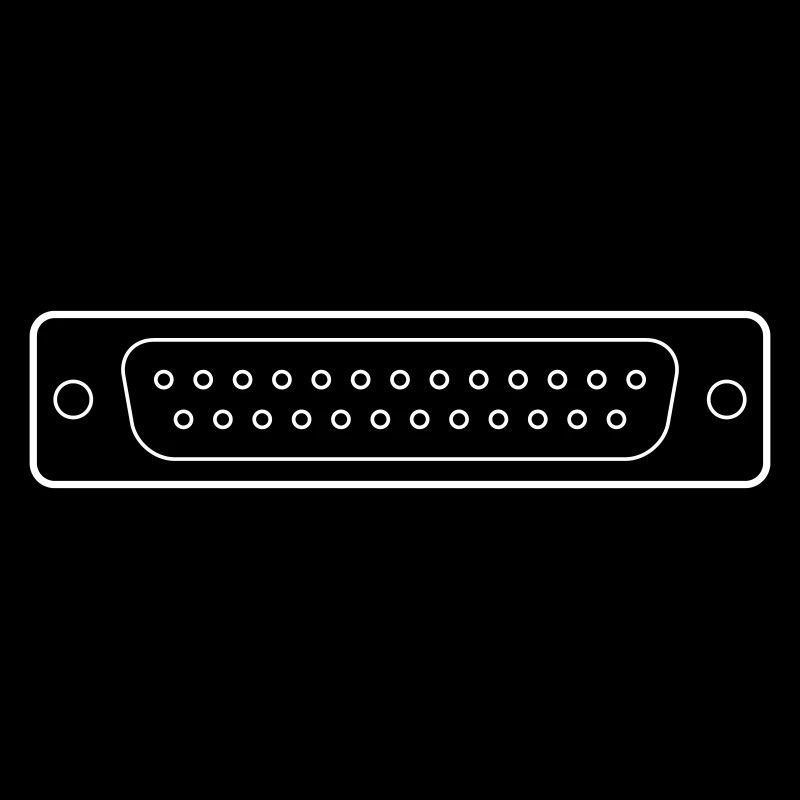 DB 25 Connector Parallel, Drucker