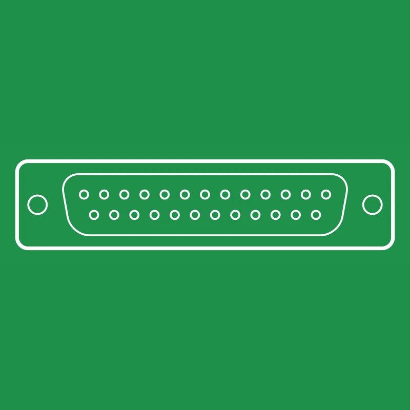 DB 25 Connector Parallel, Drucker