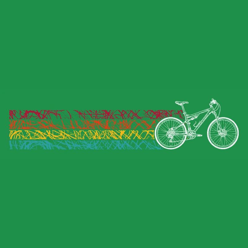 Conception de vélo arc-en-ciel LGBT Pride