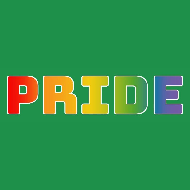 Regenbogen pride weiss
