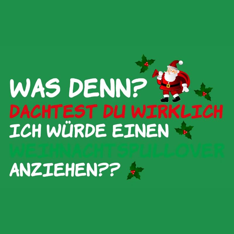 Weihnachtspullover Weihnachtsmann Weihnachten