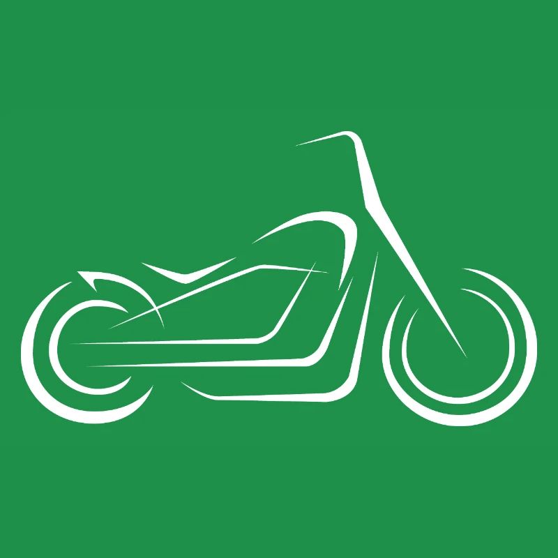 Motorcycle Lines Chopper - Illustration for Bikers