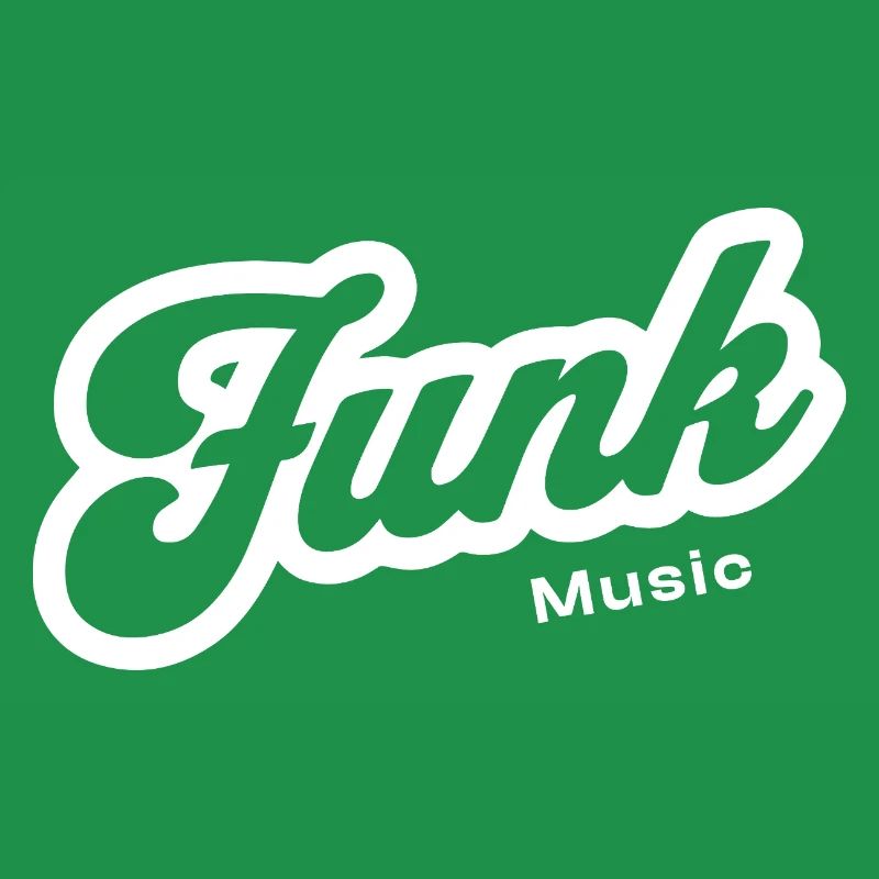 Funk Music Retro Script Logo