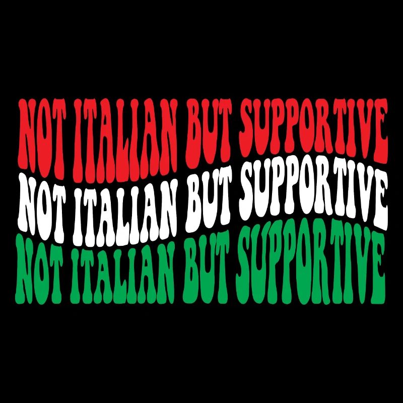 Tricolore-Symbol Italien Support