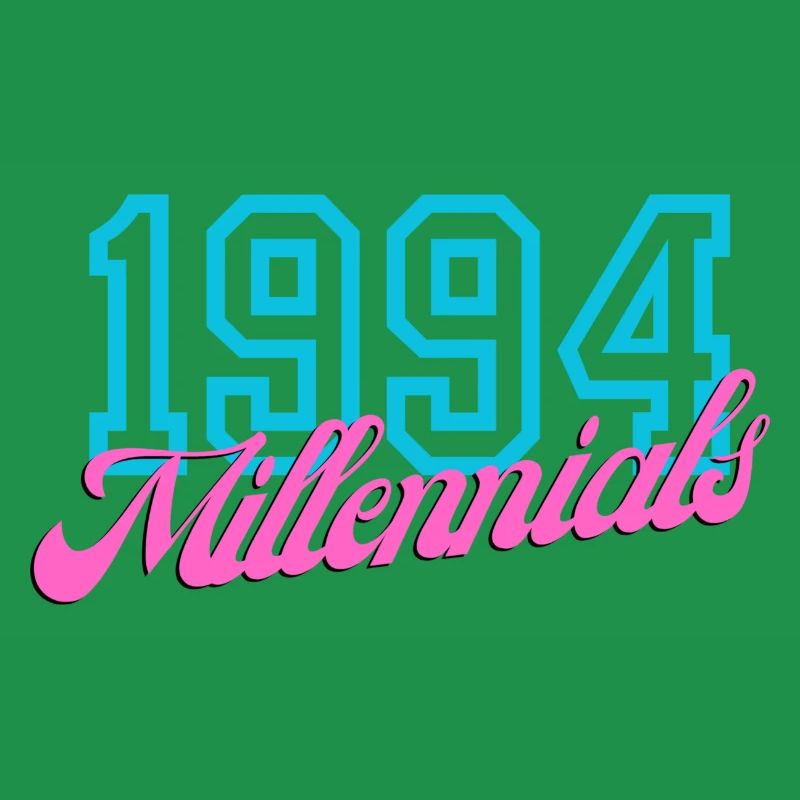 1994 Millennials Retro Datum Design